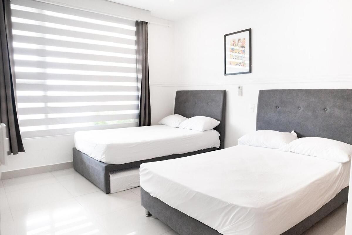 Apartamento Beachfront With Pool Jacuzzi Sauna Gym Fast Wifi And Air Conditioning Cartagena